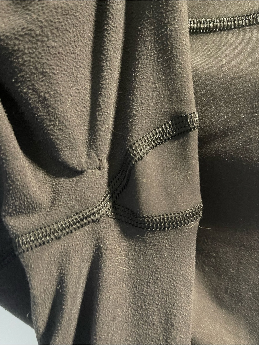 lululemon athletica Black High-Rise Capri Leggings Have Hole - Picture 2 of 6